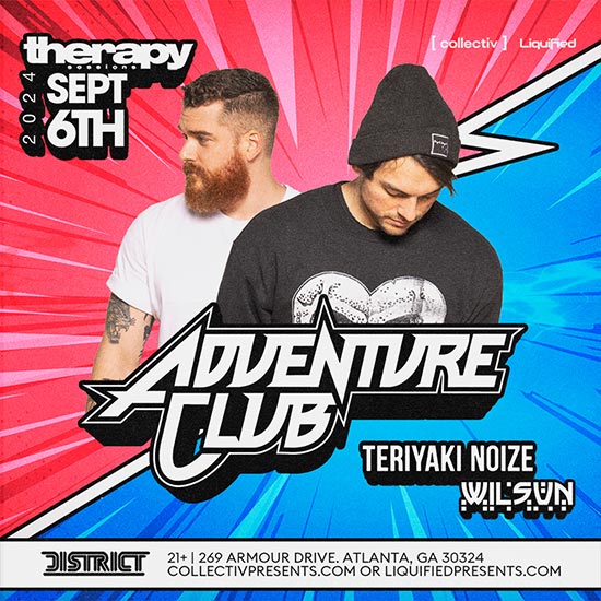 Adventure Club at District Atlanta on Friday, September 6th