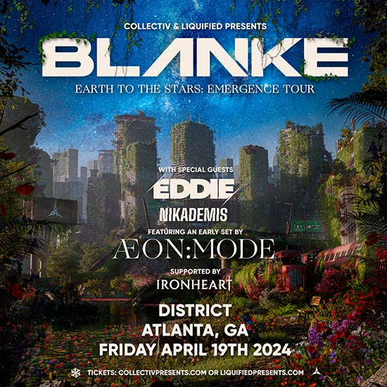 Get ready for a musical journey as we welcome the phenomenal BLANKE to District Atlanta