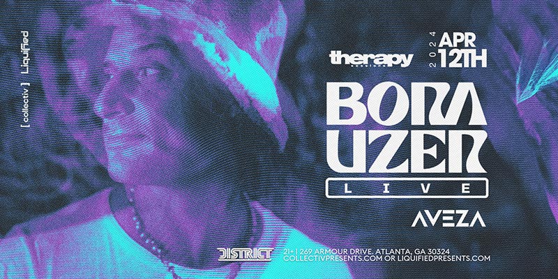 Join us at District Atlanta for an unforgettable night as Bora Uzer takes the stage on Friday, April 12th!