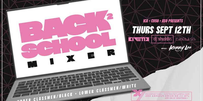 Back to School Mixer at District Atlanta on Thursday, September 12th