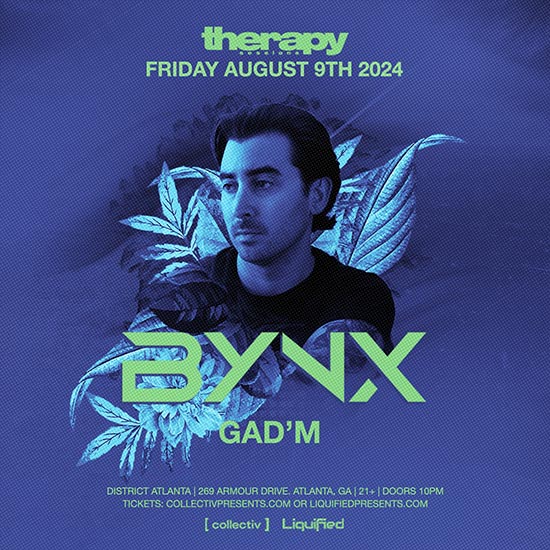BYNX at District Atlanta on Friday, August 9th