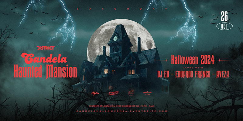 Candela Halloween on October 26th at District Atlanta.
