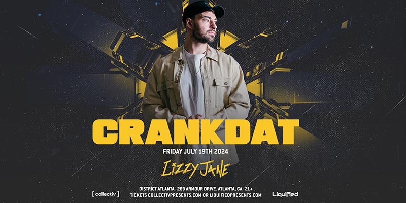 Get ready for an electrifying night of EDM as District Atlanta proudly presents Crankdat live in concert on July 19th!