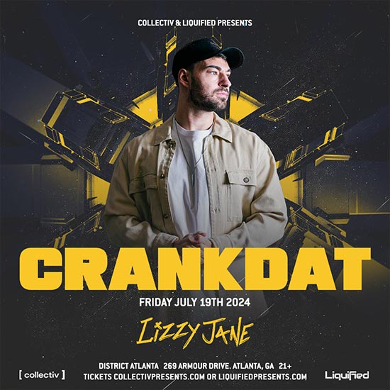 Get ready for an electrifying night of EDM as District Atlanta proudly presents Crankdat live in concert on July 19th!