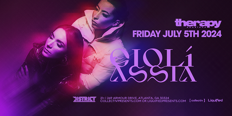 Experience an unforgettable night of music as Gioli and Assia take over District Atlanta on July 5th!