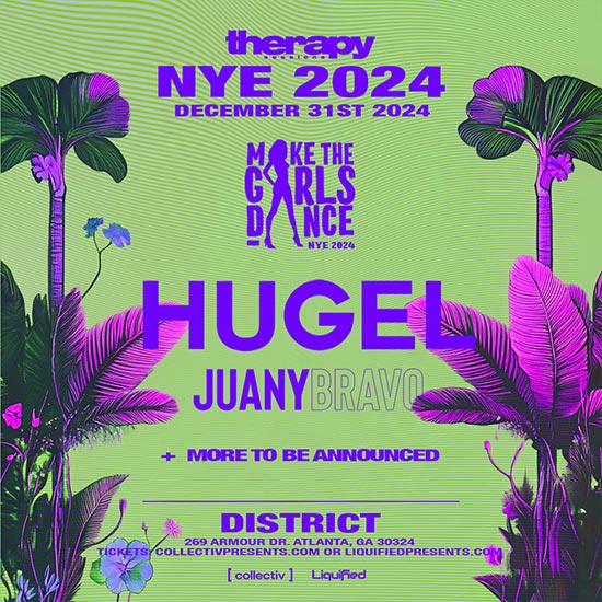Hugel New Year's Eve at District Atlanta on Tuesday, December 31st