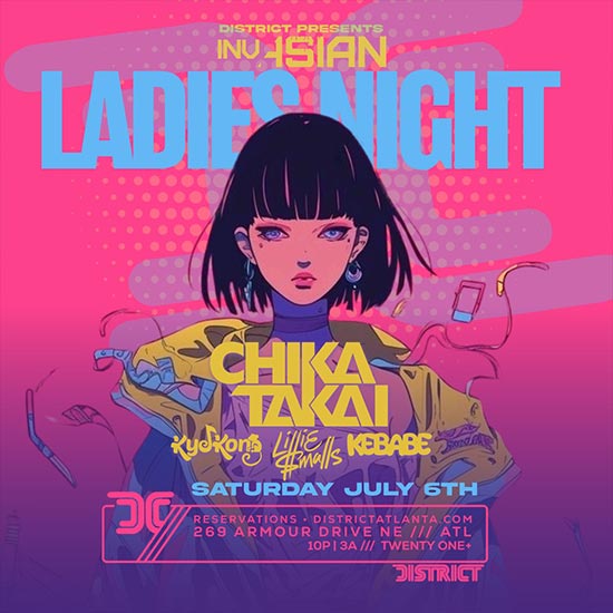 InvAsian: Ladies Night! Saturday, July 6th, 2024