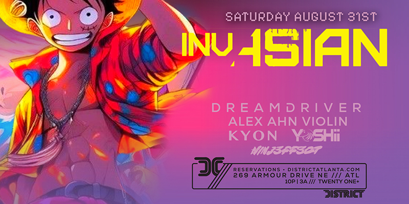 InvAsian: Saturday, August 31st, 2024