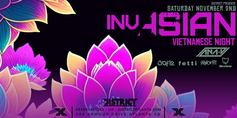 InvAsian Vietnamese Night Saturday, November 2nd, 2024