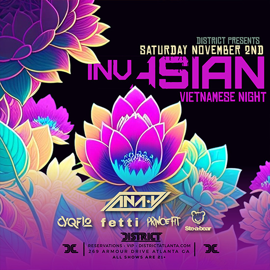 InvAsian Vietnamese Night Saturday, November 2nd, 2024