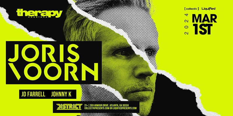 District Atlanta proudly presents the internationally acclaimed DJ and producer, Joris Voorn, on Friday, March 1st.
