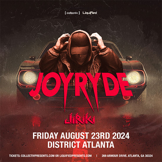 JOYRYDE at District Atlanta on Friday, August 23rd