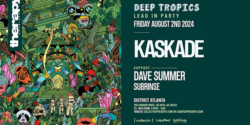 Join us on August 2nd at District Atlanta for a monumental night as the legendary Kaskade takes the stage!