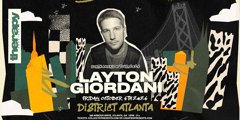 Layton Giordani at District Atlanta on Friday, October 4th!