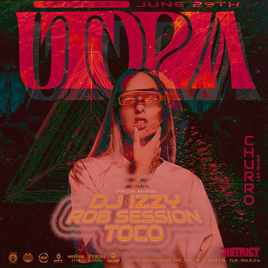 Join us on June 29th as Utopia returns to District Atlanta.