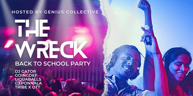 The Wreck Back to School Party at District Atlanta on Thursday, September 5th
