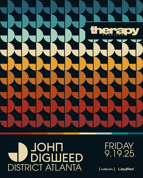 John Digweed at District Atlanta on Friday, September 19th!