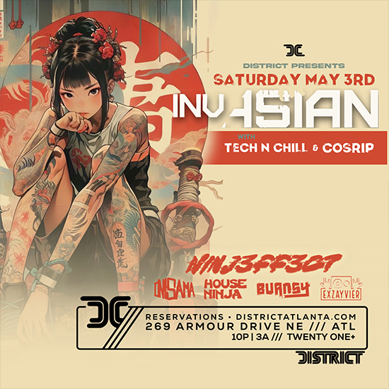 Invasian Countdown to MomoCon at District Atlanta on Saturday, May 3rd