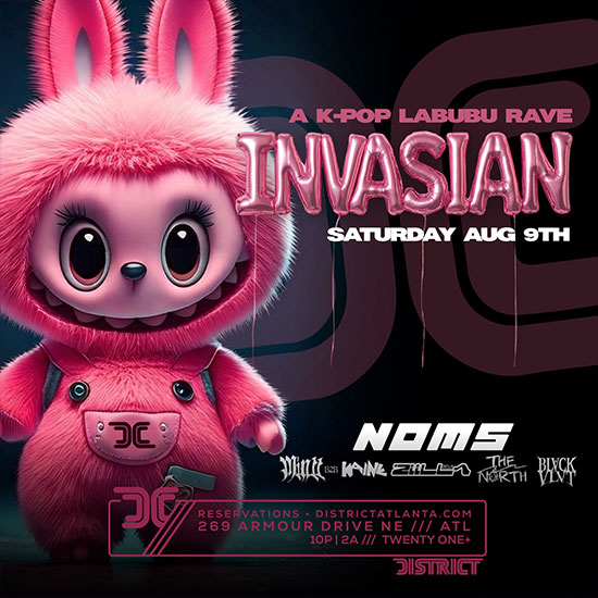 Invasian: K-POP Labubu Rave at District Atlanta on Saturday, August 9th