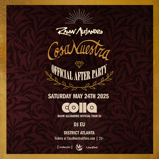 Rauw Alejandro Official After Party at District Atlanta on Saturday, May 24th! 