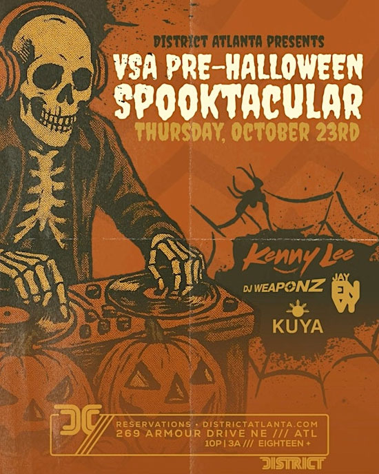 VSA Pre-Halloween Spooktacular at District Atlanta on Thursday, October 23rd!