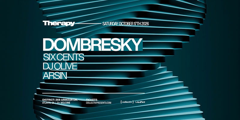 Dombresky headlines at District Atlanta on Saturday, October 17th!