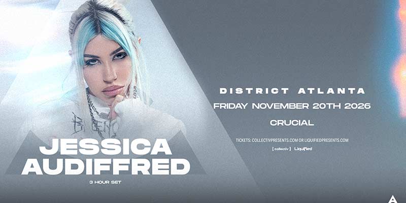 Jessica Audiffred headlines at District Atlanta on Friday, November 20th!