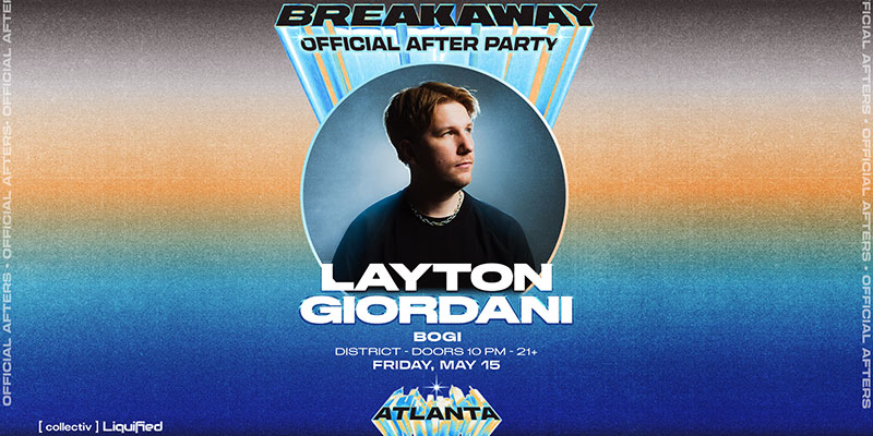 Layton Giordani at District Atlanta on Friday, May 15th!