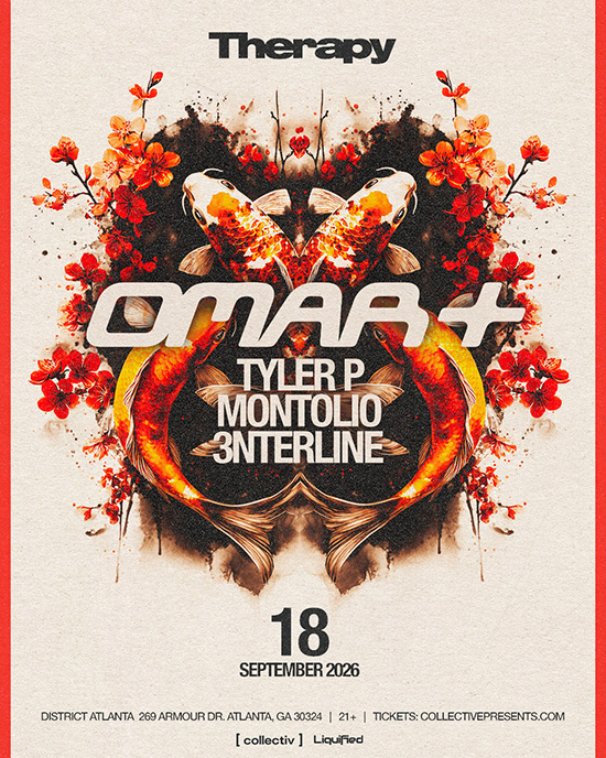 Omar+ at District Atlanta on Friday, September 18th!