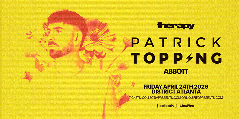 Patrick Topping at District Atlanta on Friday, April 24th!