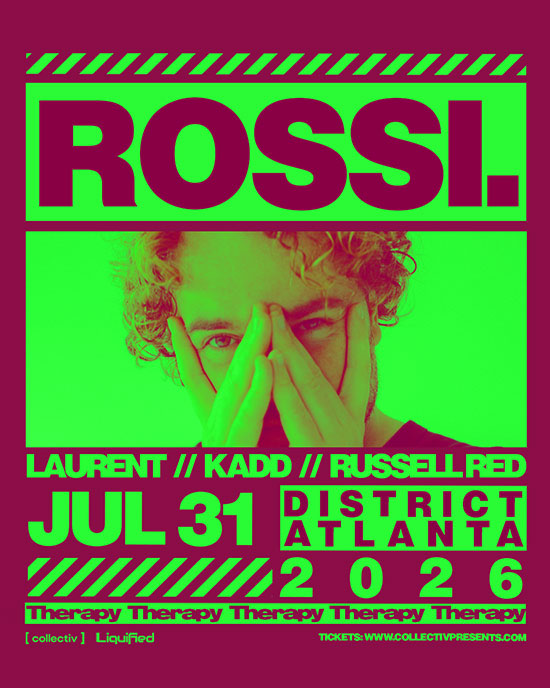 Rossi at District Atlanta on Friday, July 31st!