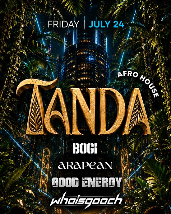 Tanda Global Sounds Rave at District Atlanta Friday, July 24th.