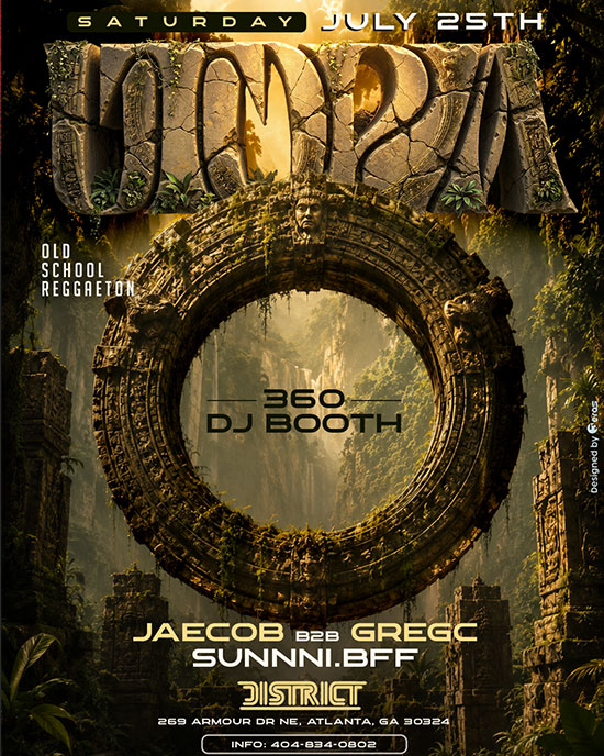 UTOPIA presents: 360 DJ Booth at District, Saturday, July 25th