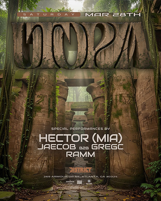 UTOPIA presents: Hector from Miami at District, Saturday, March 28th