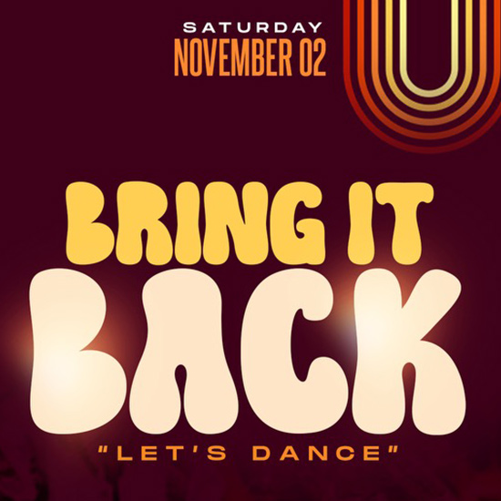 Bring It Back at District Atlanta on Saturday, November 2nd