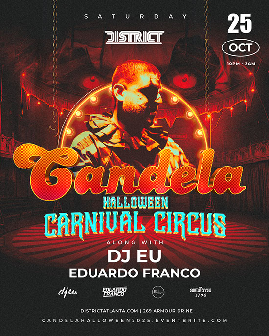 Candela: Halloween Carnival Circus at District on Saturday, October 25th