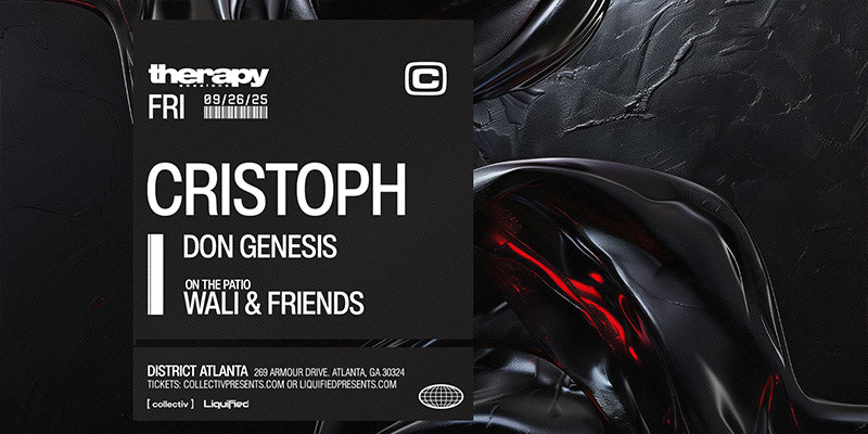Cristoph at District Atlanta on Saturday, September 26th!