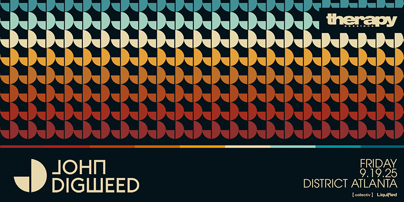 John Digweed at District Atlanta on Friday, September 19th!