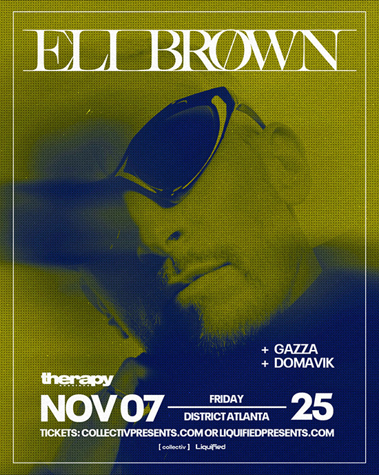 Eli Brown at District Atlanta on Friday, November 7th!