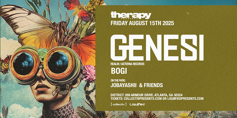 Genesi at District Atlanta on Friday, August 15th!