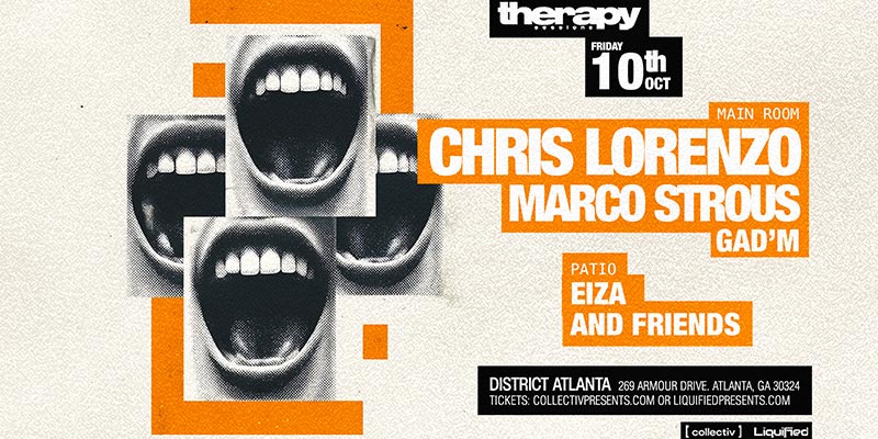 Chris Lorenzo, UK Tech House mastermind performs at District Atlanta on Friday, October 10th