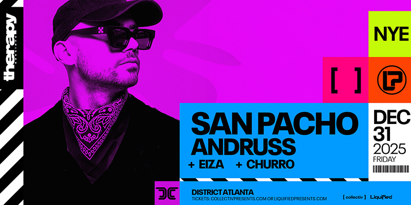 SAN PACHO & ANDRUSS will take us on a musical journey like no other on NYE!🔥Wednesday, December 31st, 2025!