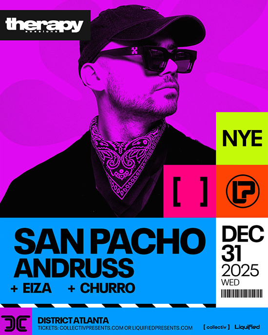 SAN PACHO & ANDRUSS will take us on a musical journey like no other on NYE!🔥Wednesday, December 31st, 2025!