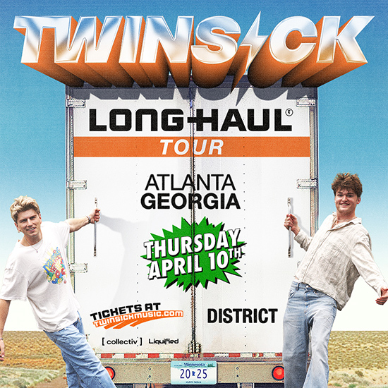 Twinsick is taking over District Atlanta on Thursday, April 10th