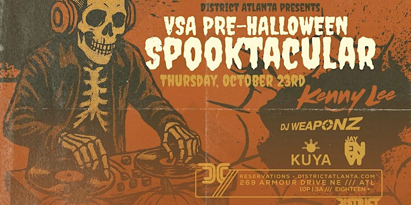 VSA Pre-Halloween Spooktacular at District Atlanta on Thursday, October 23rd!