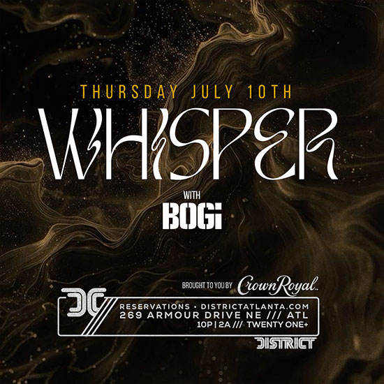 DJ Bogi: An Immersive 360° Experience at District Atlanta on Thursday, July 10th!