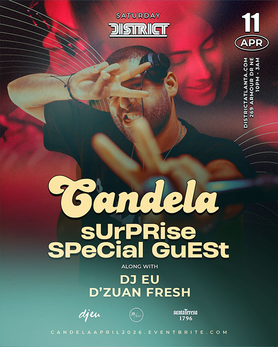 Candela Feat. DJ Orma " El Club Tour" on Saturday, April 11th