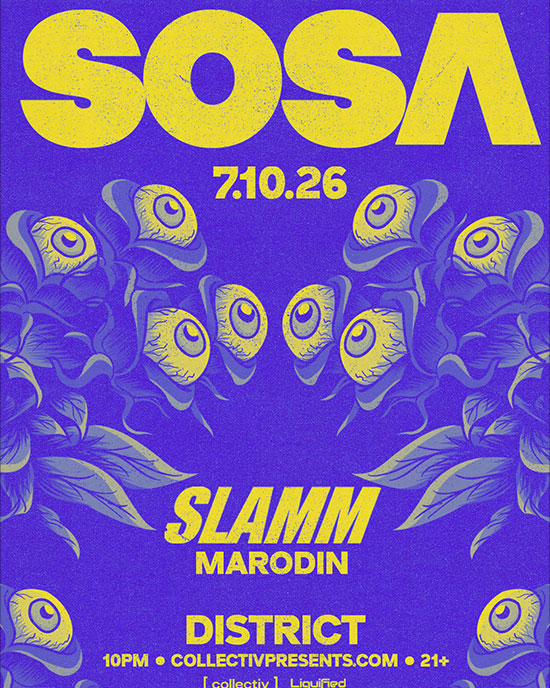 Sosa at District Atlanta on Friday, July 10th!