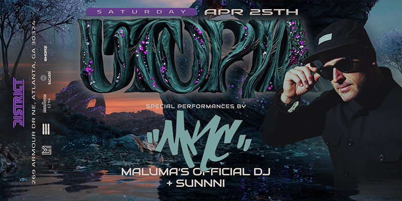 UTOPIA presents: MKC at District, Saturday, April 25th