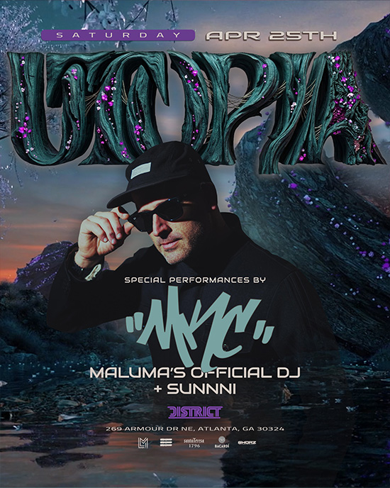 UTOPIA presents: MKC at District, Saturday, April 25th